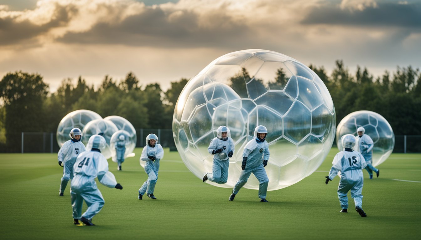 Bubble Football Events For Corporate Team Building